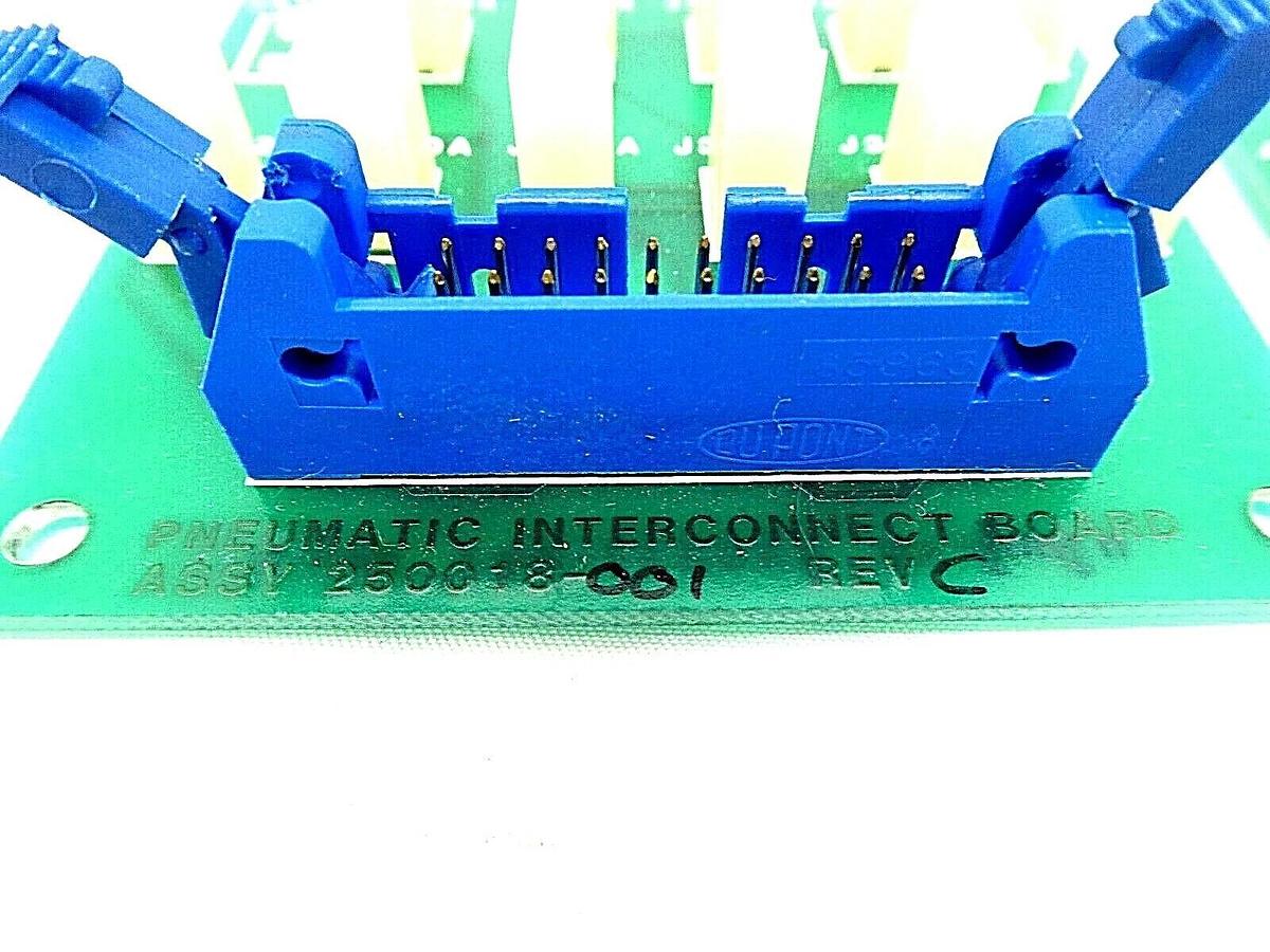 Used Electroglas 250018-001 Pneumatic Interconnect Board PCB Lot of 2 4085x Working