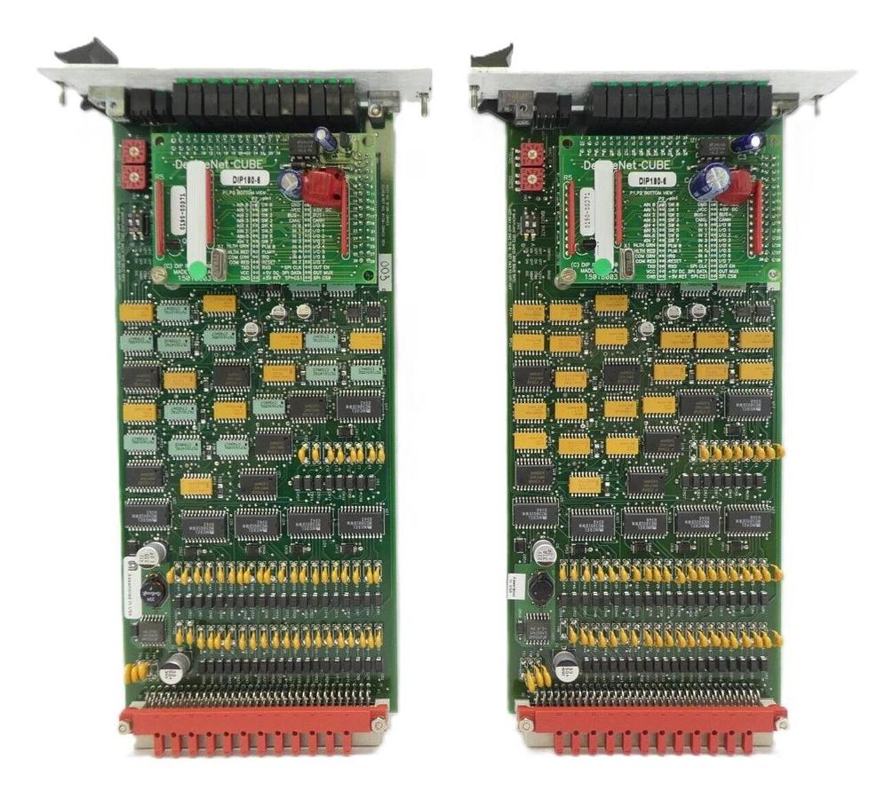 Used AMAT Applied Materials 0100-20453 DeviceNet Digital I/O PCB Card Lot of 2 Spare