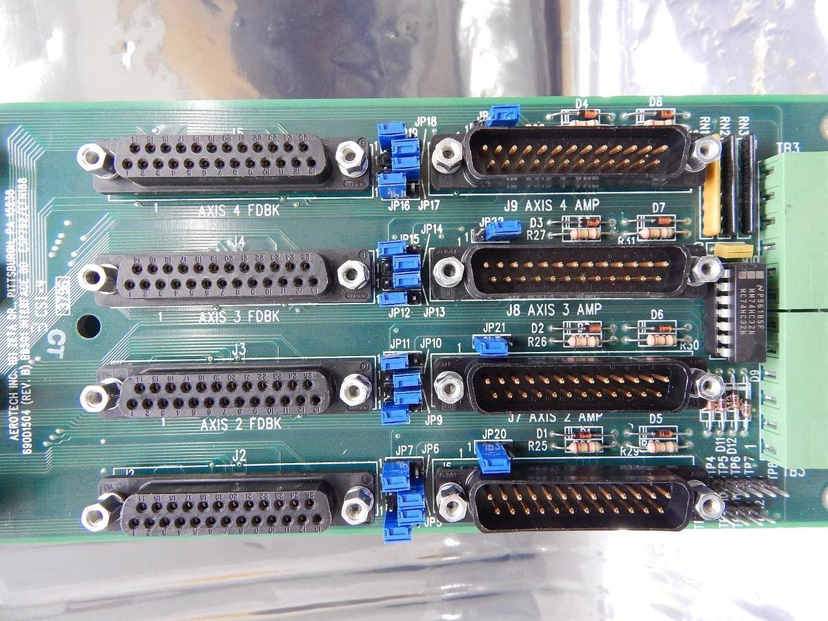 Used Aerotech 690D1504 BB501 Interface Board PCB ESP792/EFN188 KLA-Tencor AIT I Used