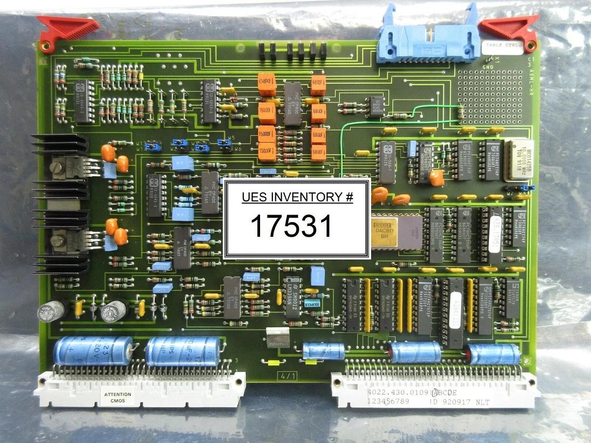 Used ASML 4022.430.01090 Reticle Table Control PCB Card PAS 5000/2500 Used Working