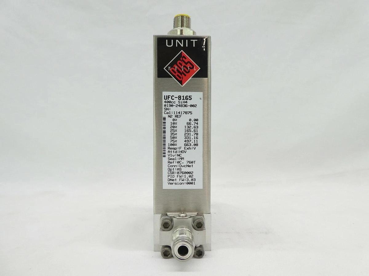 Used Celerity UFC-8165 Mass Flow Controller MFC AMAT 0190-24836 400cc SiH4 Working