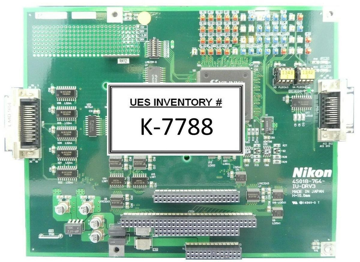 Used Nikon 4S018-764 Driver PCB IU-DRV3 NSR FX-601F FPD Lithography System Working