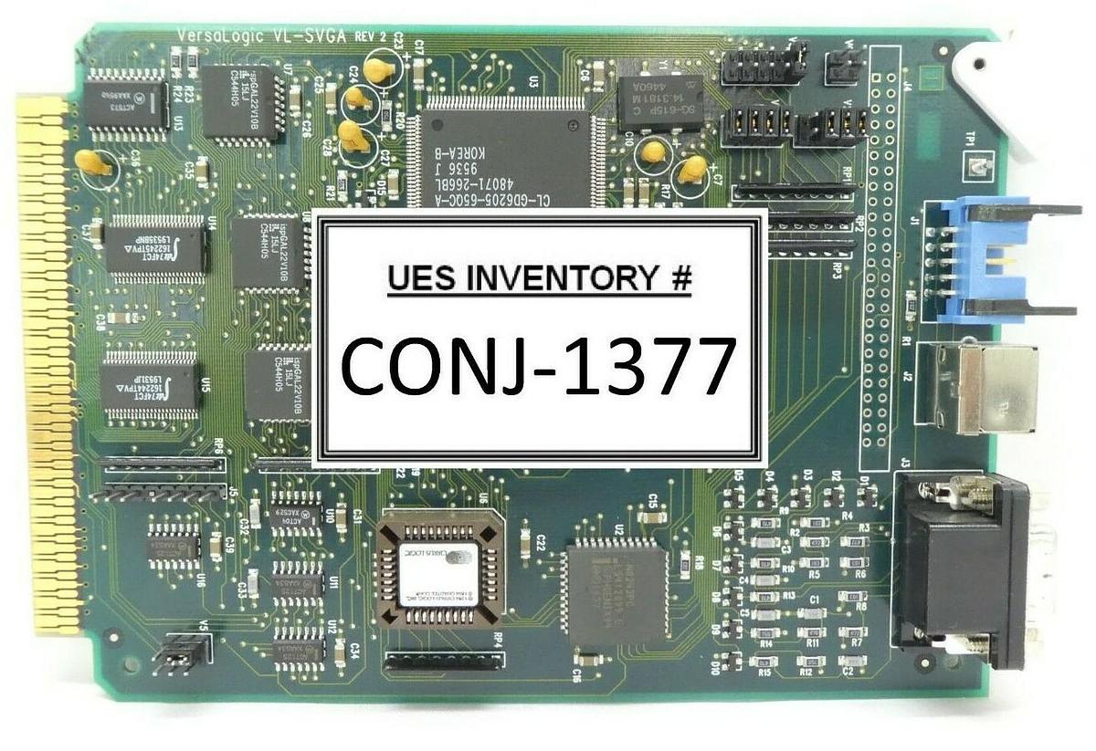 Used VersaLogic VL-SVGA-1 VGA PCB Card VL-SVGA Varian 350D Implanter Working Surplus