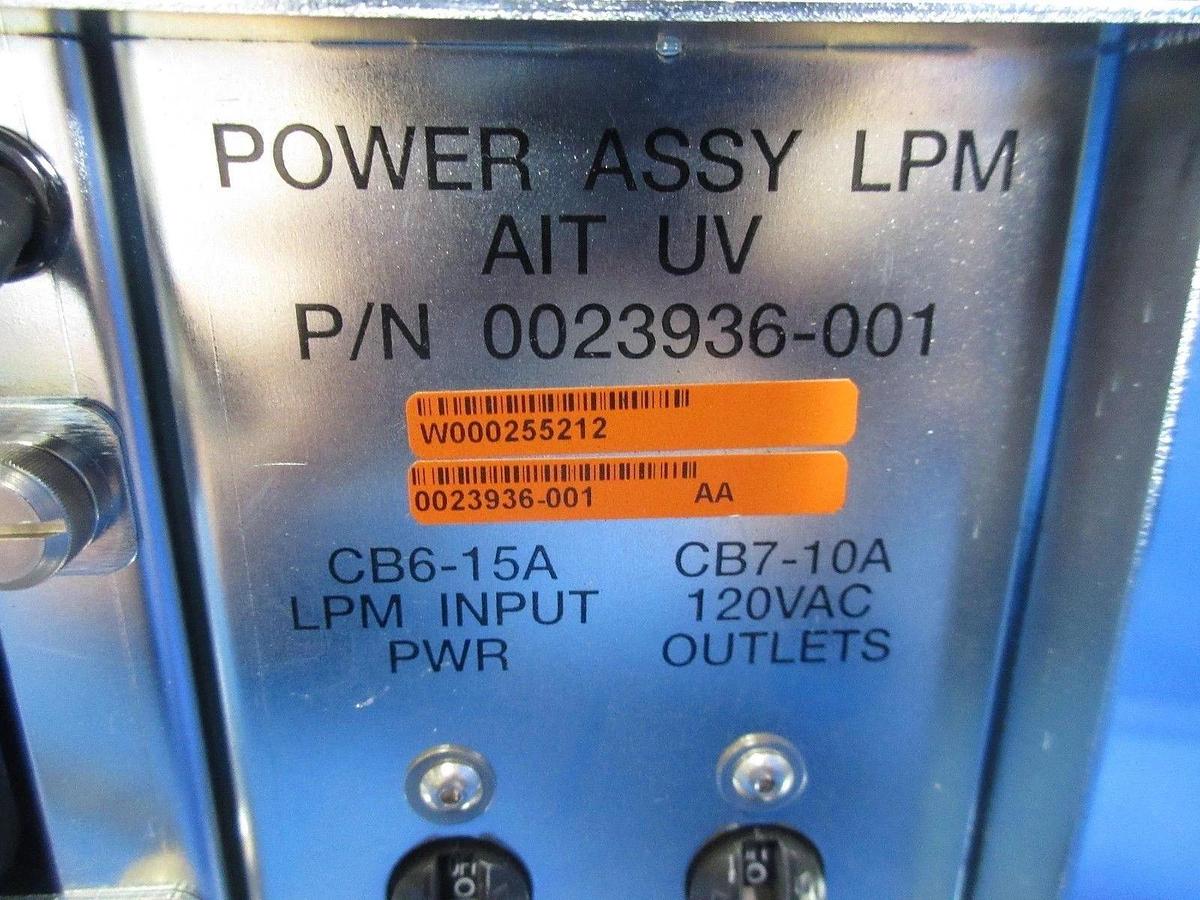 Used KLA-Tencor 0023936-001 Power Assy LPM AIT UV Missing Panels Used Working