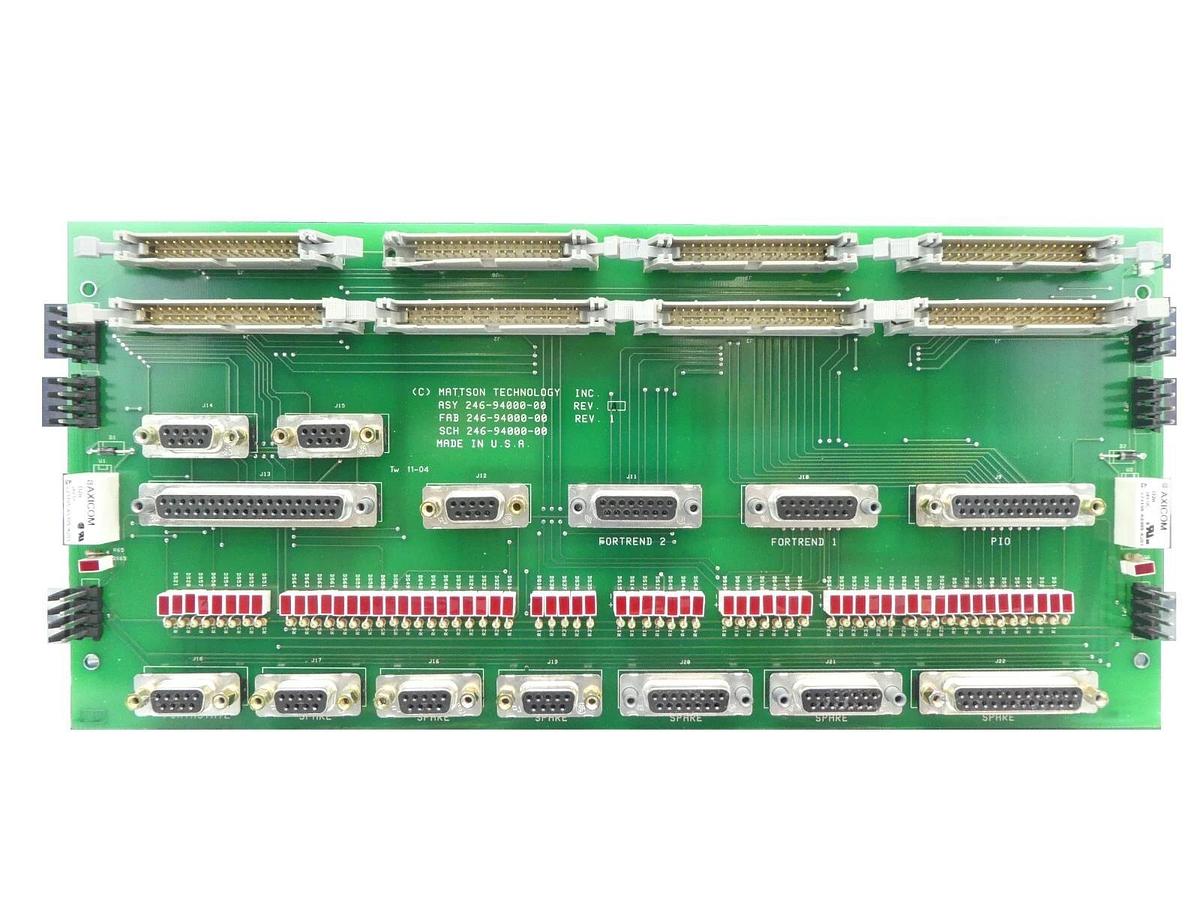 Used Mattson Technology 246-94000-00 Analog Interface PCB Rev. A Broken Connector Tab