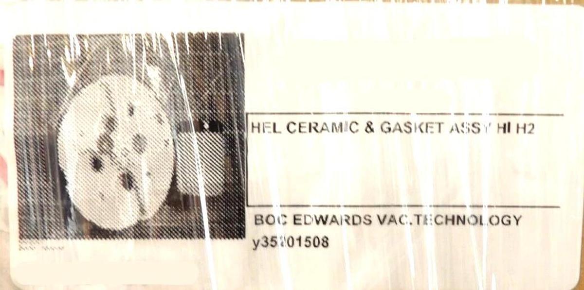 Used Edwards Y35201508 HEL Ceramic and Gasket Spare Kit Reseller Lot of 2 New Surplus