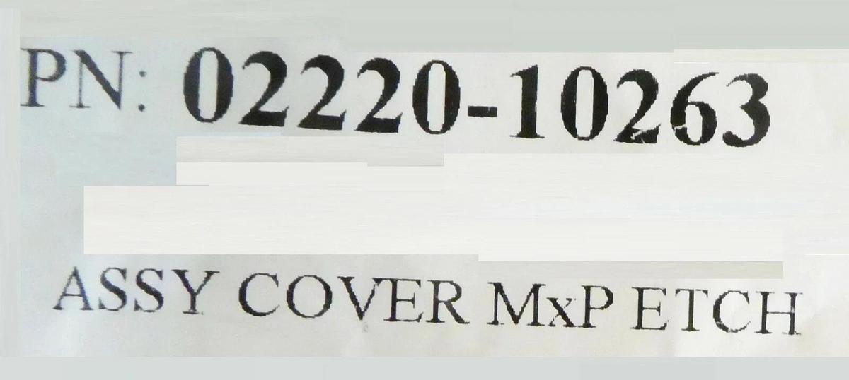 Used AMAT Applied Materials 02220-10263 MxP Etch Chamber Cover Transparent Lid Spare