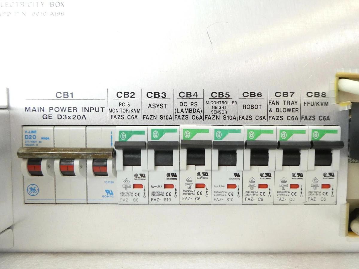 Used AMAT Applied Materials 0010-A0196 Electricity Box PLC 200mm Excite Working Spare