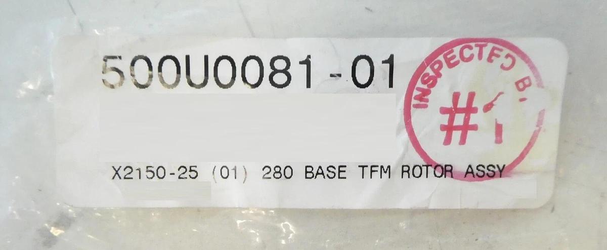 Semitool 500U0081-01 280 Base TFM Rotor Assembly X2150-25 SRD Spin Rinse New