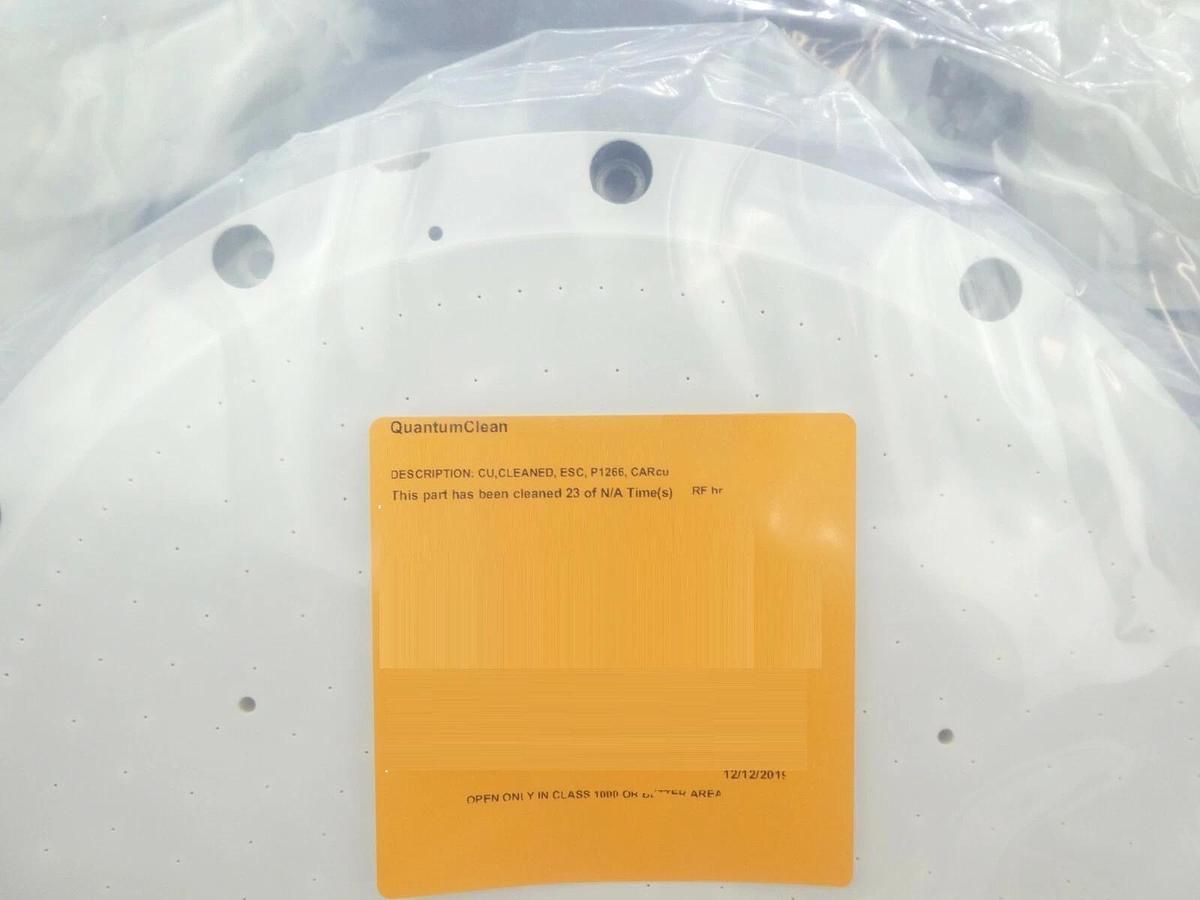 Used TEL Tokyo Electron Electrode 3D10-100159-V7 Copper CU Exposed Untested As-Is