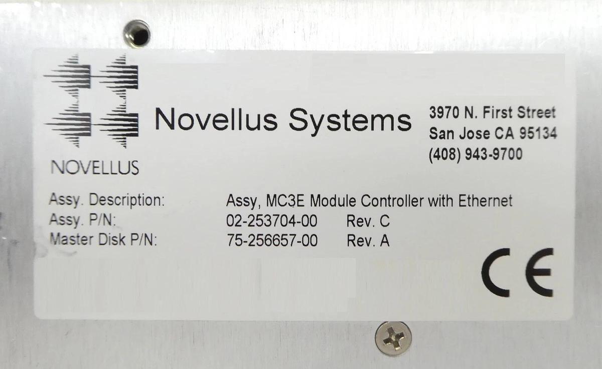 Used Novellus Systems 02-253704-00 MC3E Module Controller 75-256657-00 Dented Working