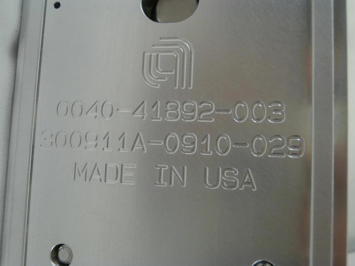 Used SMC US13394 Slit Valve Pneumatic Cylinder 3020-00077 with Gate AMAT 0040-41892