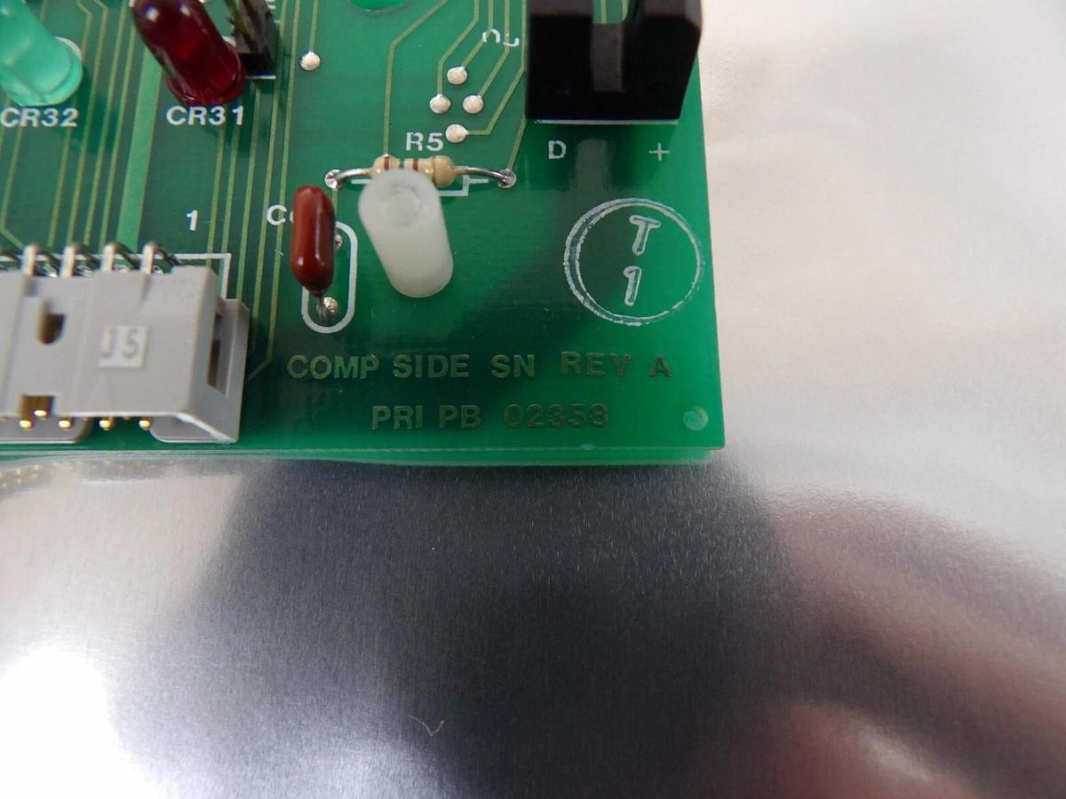 Used PRI Automation BM05753 Sensor Encoder Interface PCB PB 02358 Brooks Working