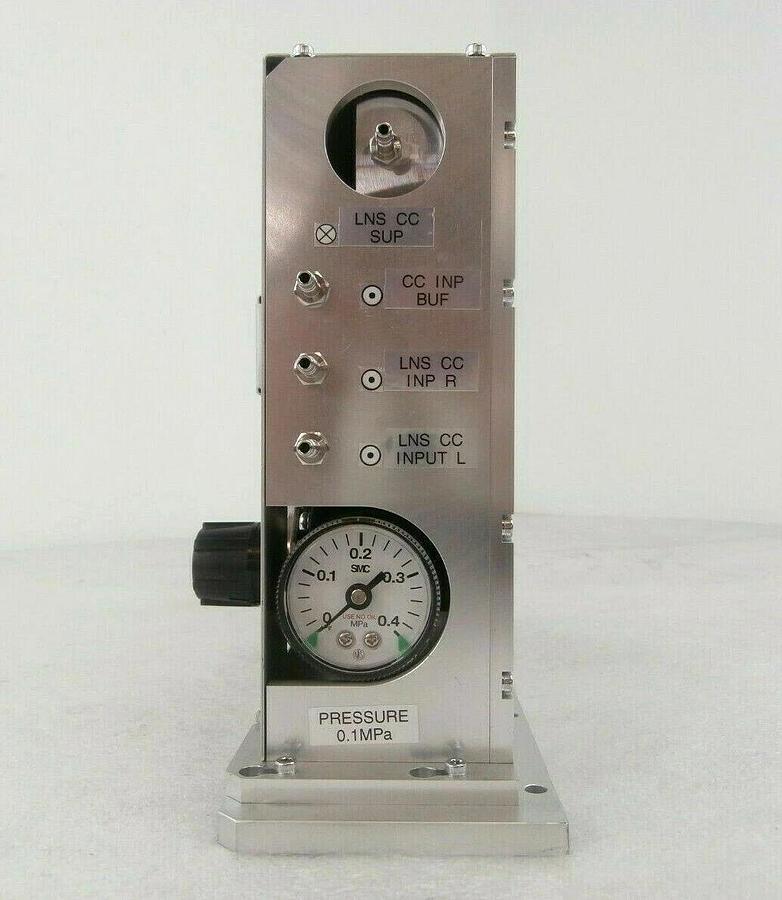 Used Nikon Precision Pneumatic Pressure Gauge & Regulator Module NSR-S610C Working