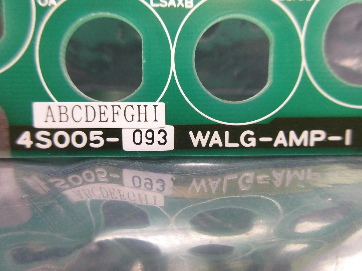 Used Nikon 4S005-093 Interface Board PCB WALG-AMP-1 NSR-1755G7A Step-and-Repeat Used