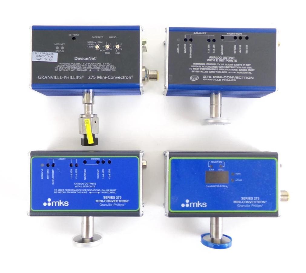 Used MKS Granville-Phillips Series 275 Mini-Convectron Gauge Lot of 8 Working