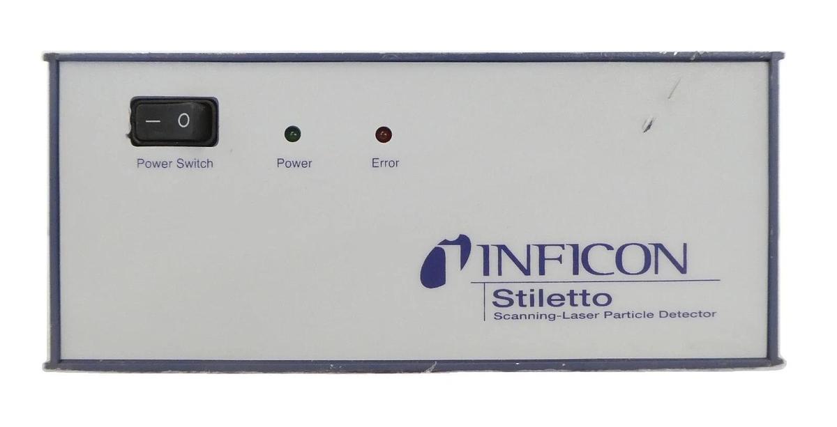 Used Inficon Stiletto Box Scanning-Laser Particle Detector Untested Spare Surplus