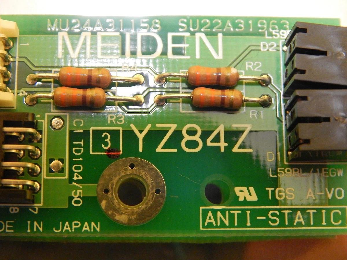 Used Meiden YZ84Z LED Indicator Board PCB SU22A31963 MU24A31158 Lot of 3 Used Working