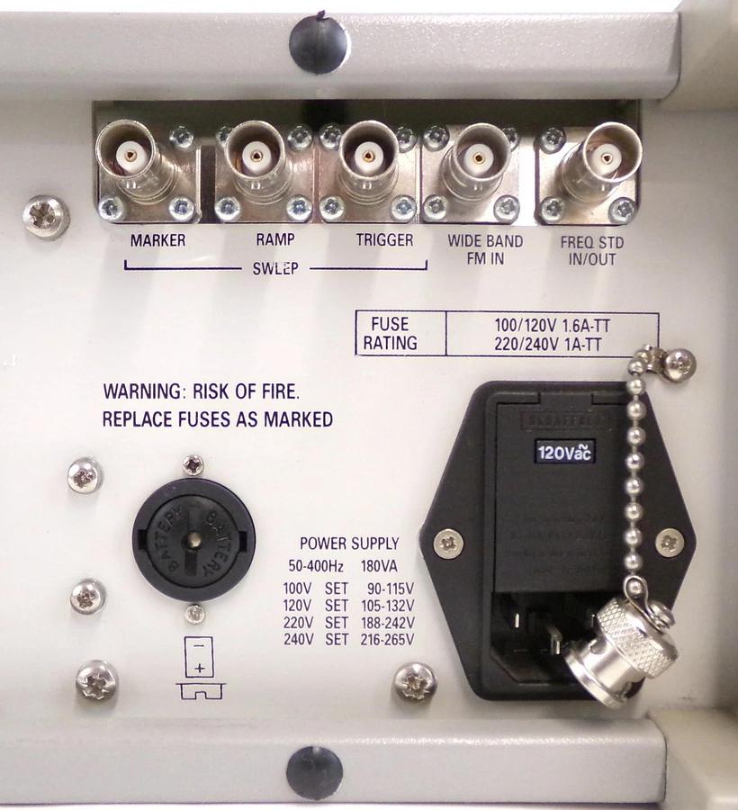 Used IFR 2040 10khz-1.35Ghz Low Noise Signal Generator Opt. 2 9.15 Error 27 Untested