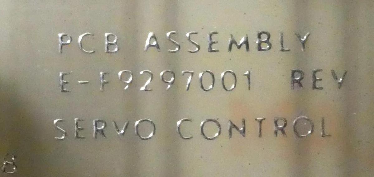 Used Varian Semiconductor VSEA E F9297001 Servo Control PCB Card Working Spare