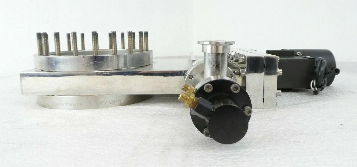 Used HVA High Vacuum Apparatus 125-0600 Gate Valve with AV-100M-P S Working Surplus