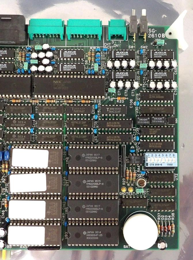 Used TEL Tokyo Electron SG-2610B Relay Process PCB Card M3100 Working Surplus