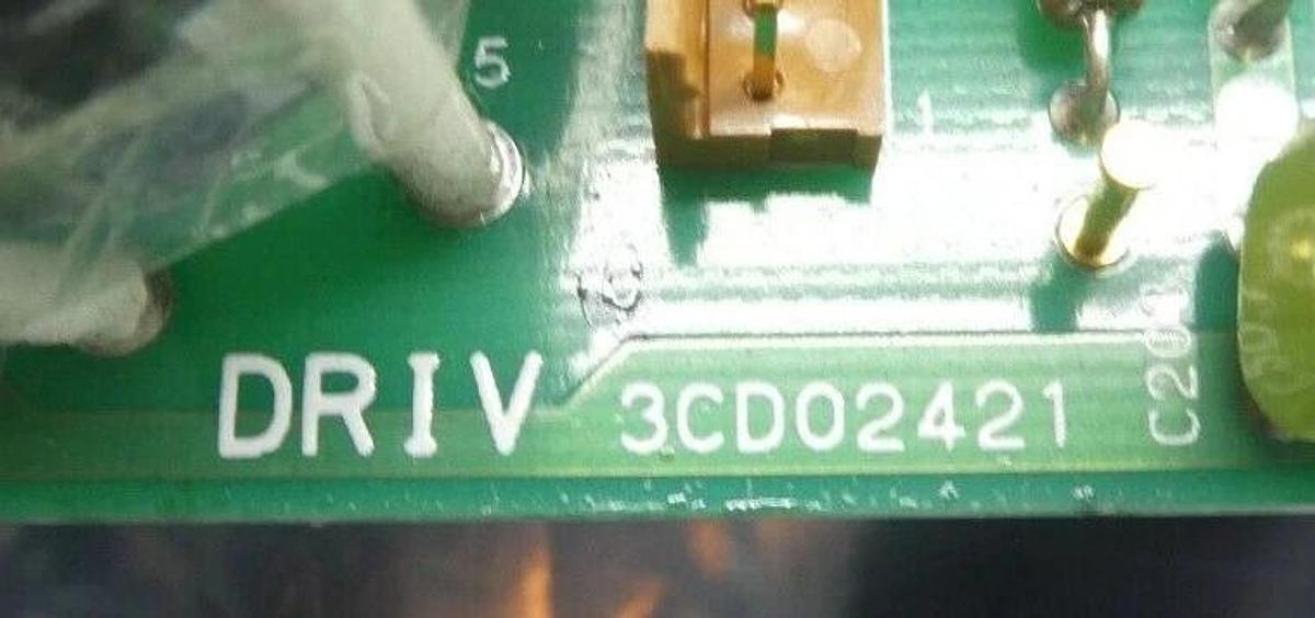 Used Hitachi Kokusai Denki 3CD02421 Electrolytic Capacitor PCB DRIV Mikro Sonic Spare