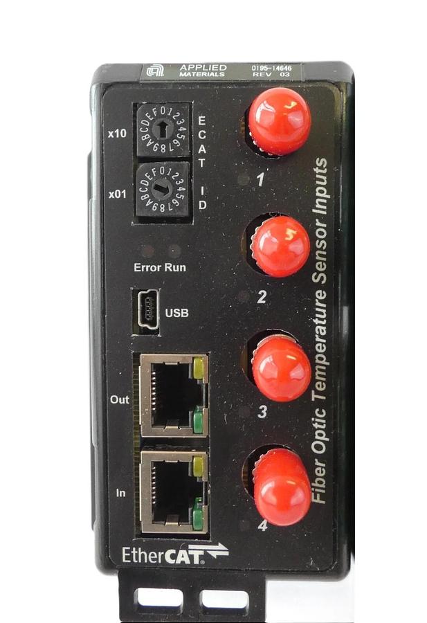 Used AMAT Applied Materials 0195-14978 8-Channel Temperature Controller Working Spare