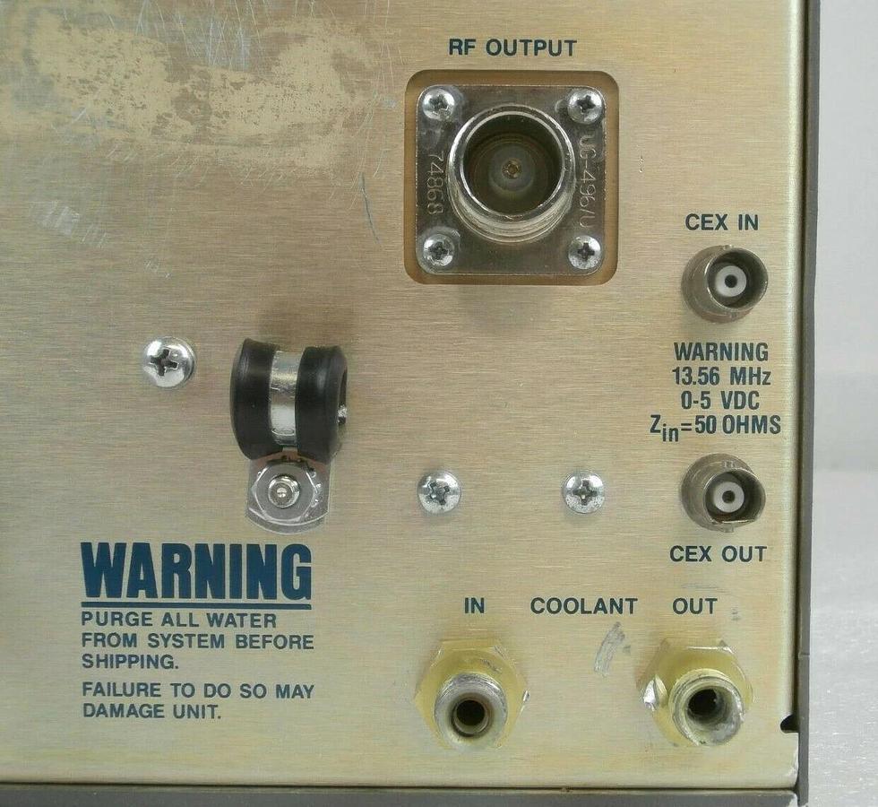 Used RFX 2500 AE Advanced Energy 5011-000-D RF Generator Tested Not Working As-Is