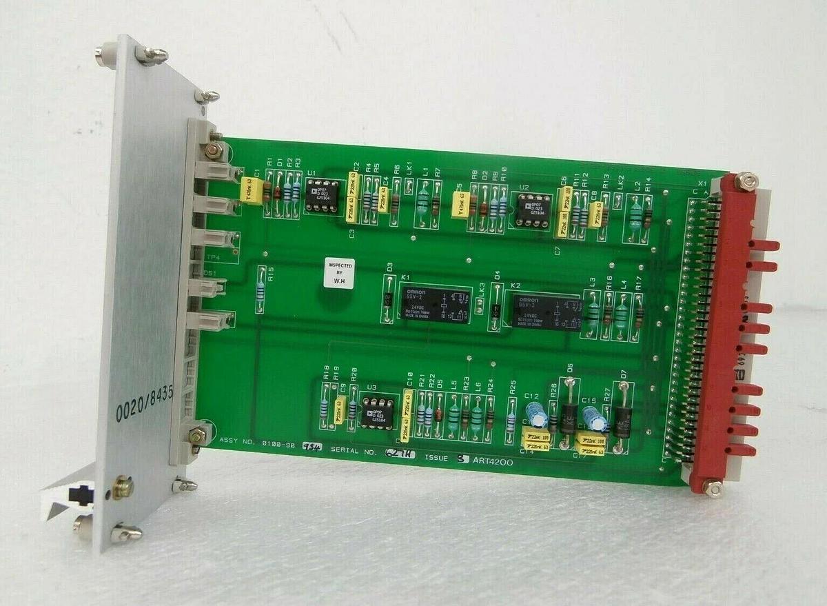 Used AMAT Applied Materials 0100-90934 Decel/Focus PSU Interface PCB Card Working
