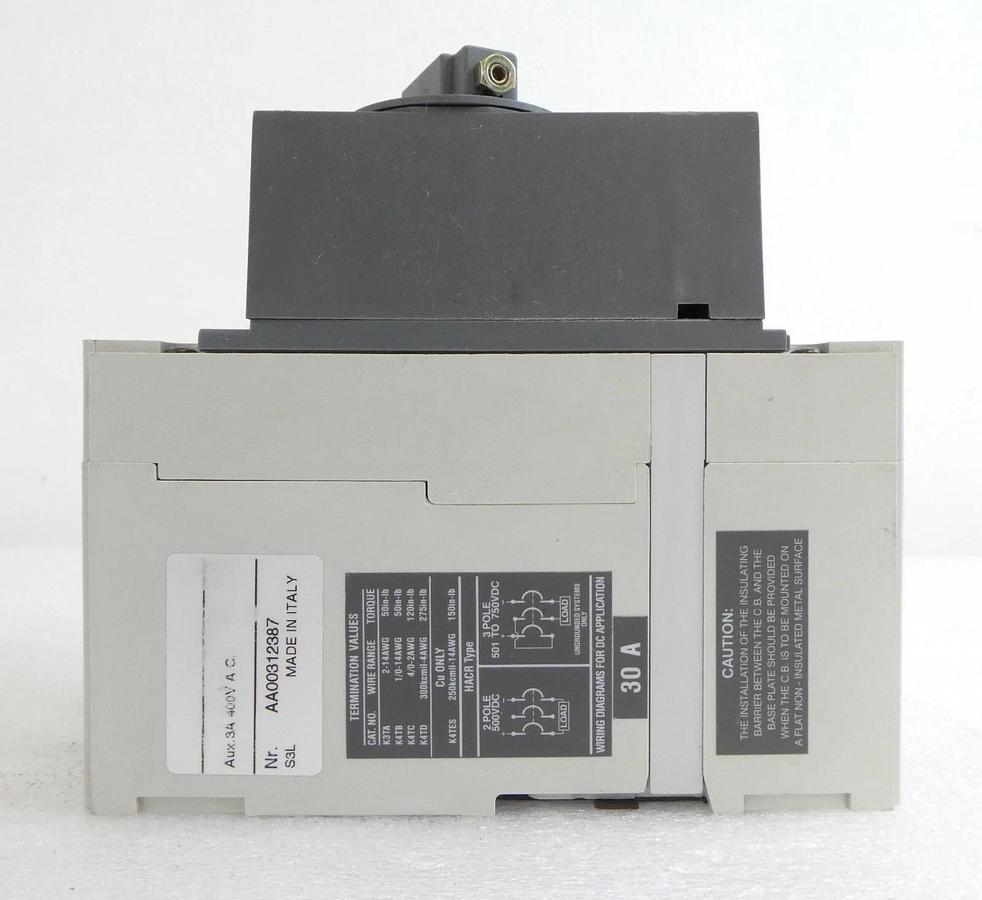 Used Allen-Bradley AA00312387 Circuit Breaker Disconnect SACE S3 Working Spare