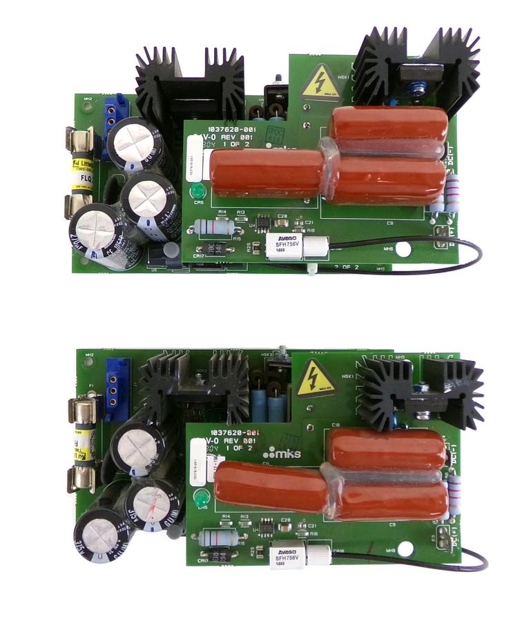 Used MKS Instruments 1037620-001 PCB 1037619-001 Optima Reseller Lot of 2 Working