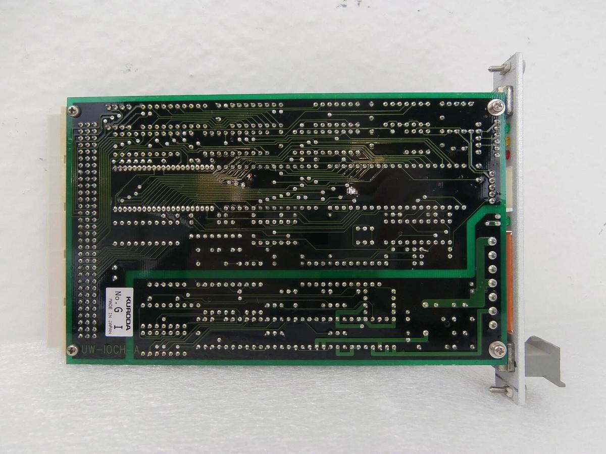 Used Kuroda UI-120A Uniwire System I/O Channel Interface UW-I0CH-A PCB Card TEL P-8