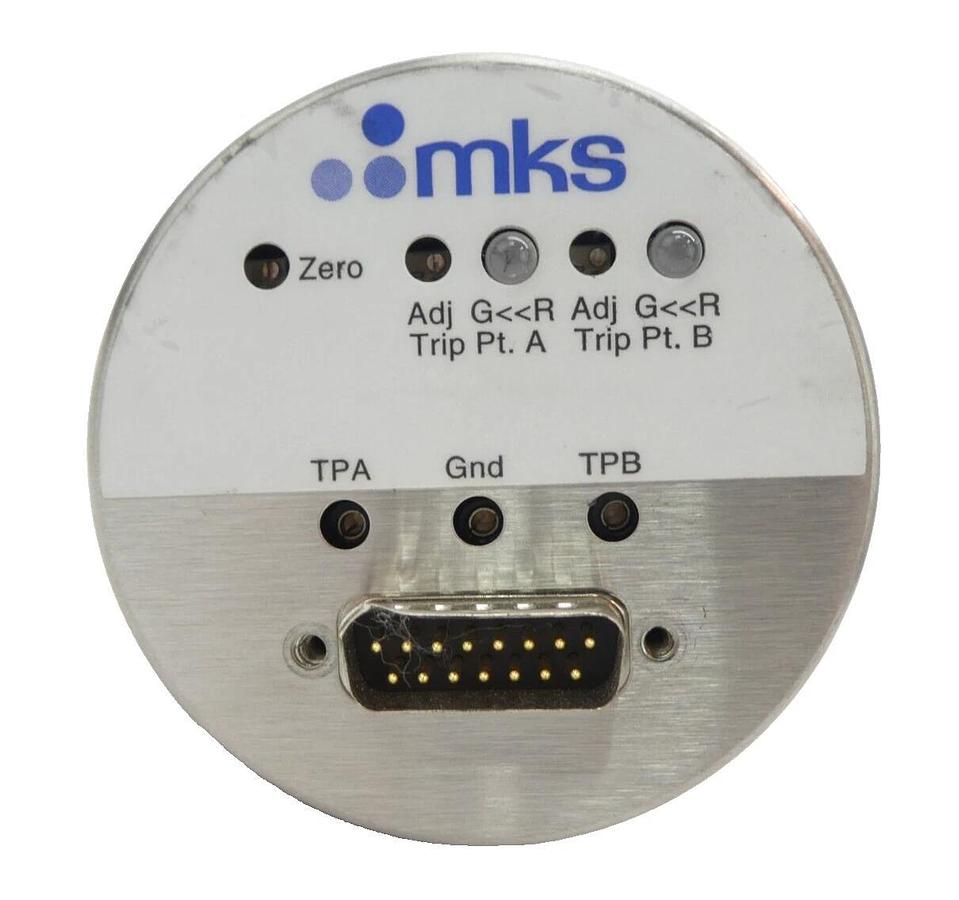 Used MKS Instruments 624F-32747 Baratron Capacitance Manometer Tested Working