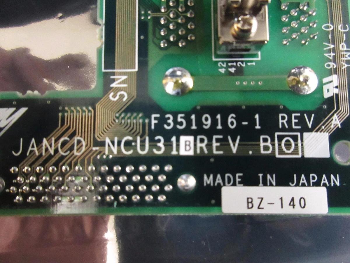 Used Yaskawa Electric JANCD-NCU31B Robot Controller PCB Card F351916-1 NXC100 Used