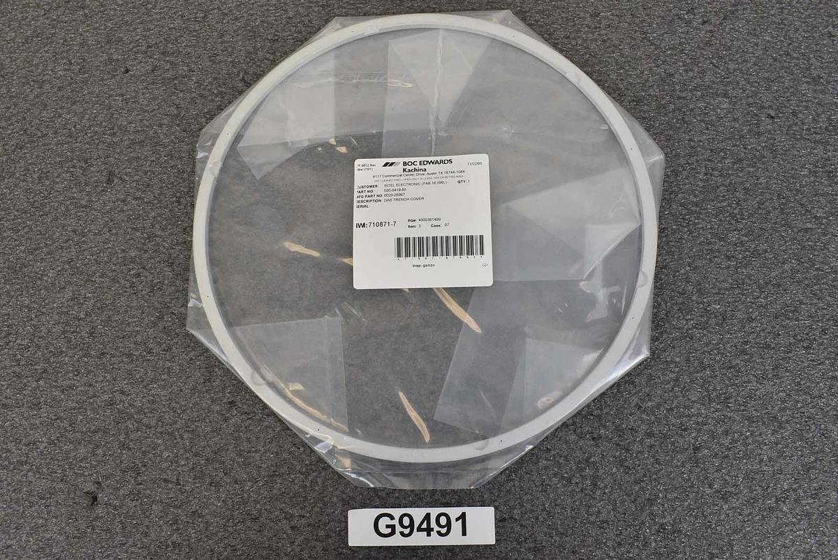 Used Applied Materials 0020-26967 Gas Trench Cover