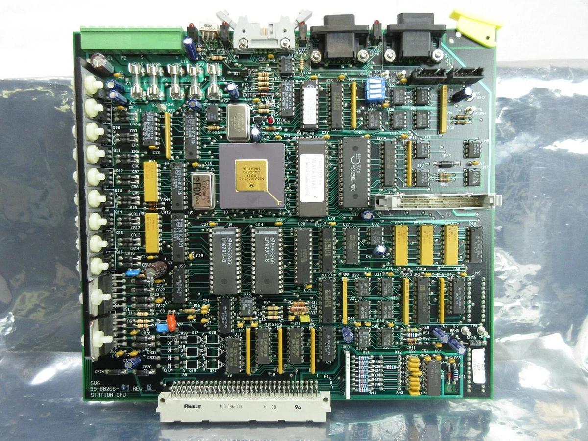 Used SVG Silicon Valley Group 99-80266-01 Stack Bake Station CPU PCB Card 90S Used