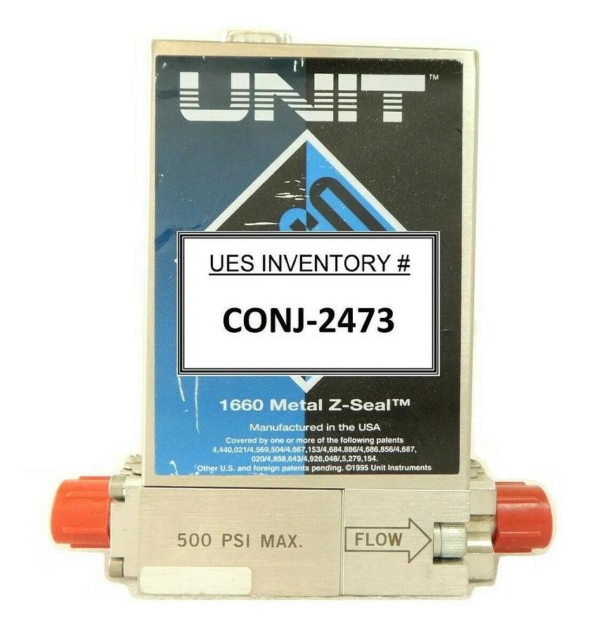 Used UNIT Instruments UFC-1660 Mass Flow Controller MFC Micron 81-UN109R Working