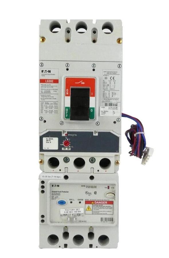 Used Eaton LGE3630NN 3 Pole Industrial Circuit Breaker L630E ELLBN3400W Working