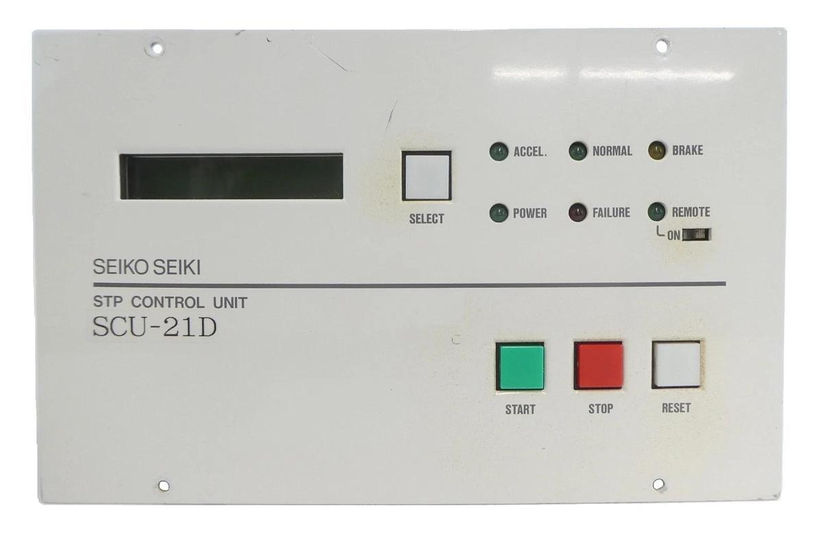 Used SCU Seiko Seiki SCU-21D Turbomolecular Pump Controller Turbo Tested Working