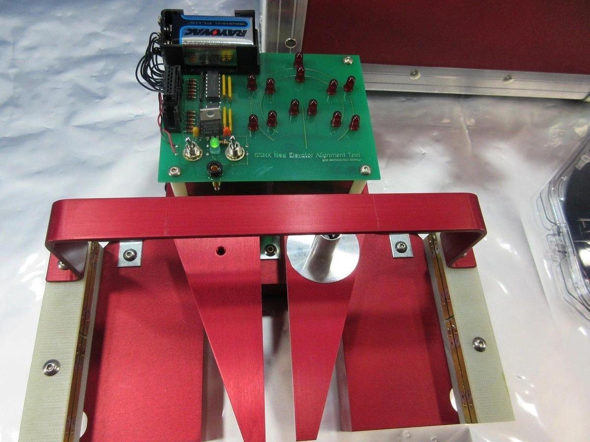 Used GaSonics 73-0068 Elevator Alignment Tool w/ 94-2730 Wafer Jig Used Working