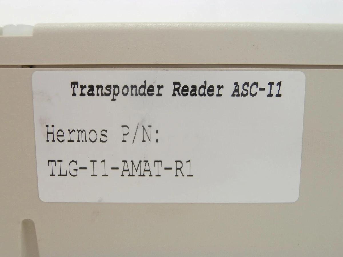 Used Hermos TLG-I1-AMAT-R1 Transponder Reader with Brooks Antenna ANT-2K15 Spare