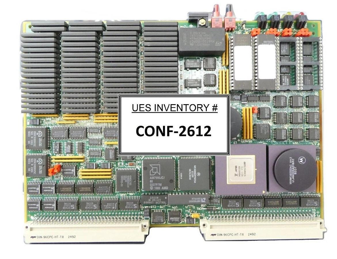 Used Motorola 01-W3648B MVME Processor PCB Card VMEmodule Lam Research Working Spare