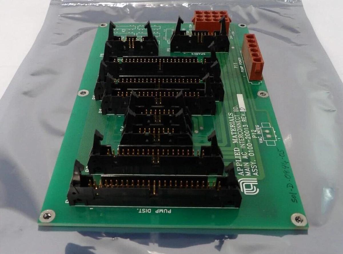 Used AMAT Applied Materials 0100-20013 Main AC Interconnect PCB Working Surplus