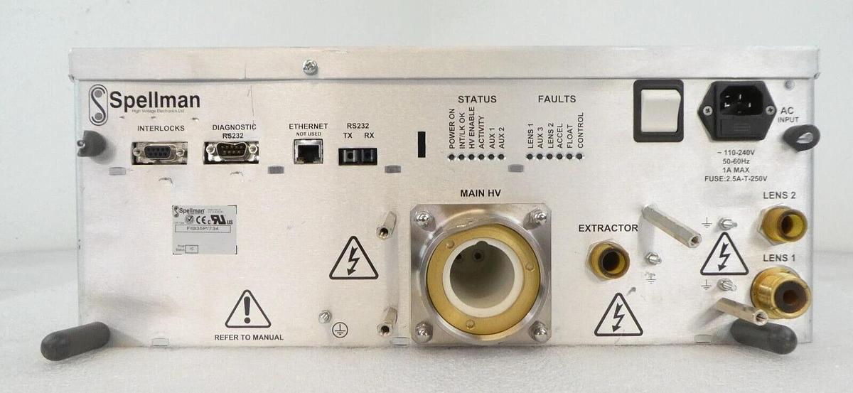 Used Spellman FIB35P/734 High Voltage Power Supply Untested Spare Surplus