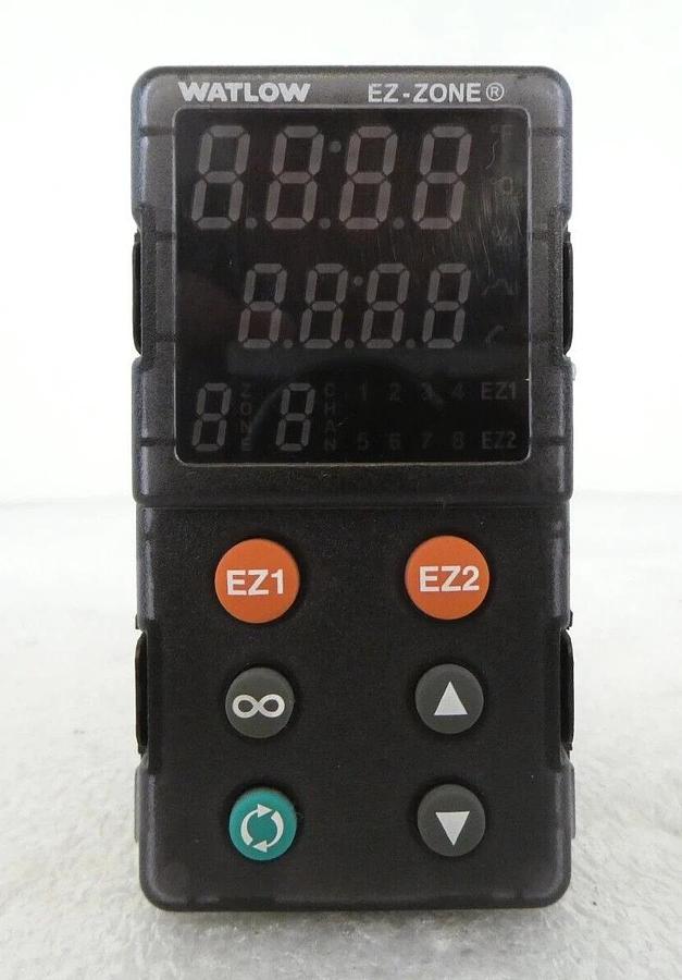 Used Watlow PM8C2CK-5AEJAAA PID Controller EZ-ZONE Reseller Lot of 2 Working Surplus