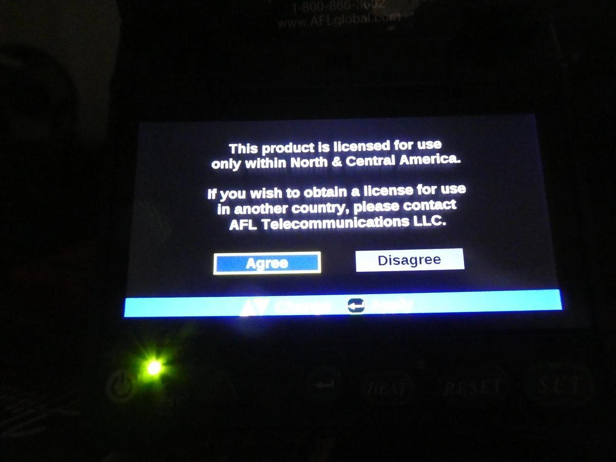 Used Fujikura 12S Fiber Optic Fusion Splicer Version 01.15 Working