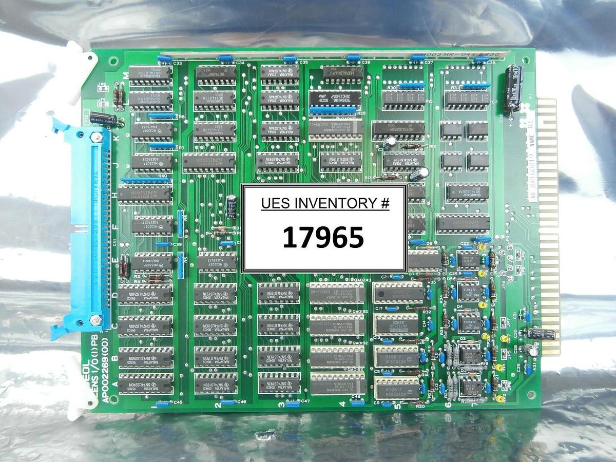 Used JEOL AP002269(00) Processor Board PCB Card LENS I/O(1)PB KI JSM-6400F Used