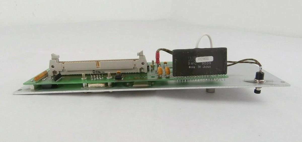 Used Balzers 1-Axis Pos. CPU VME Panel PCB PANCO-LAN Wyttenbach W322A Unaxis Working