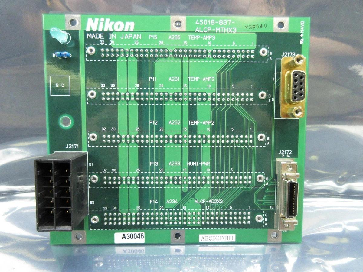 Used Nikon 4S018-837 Backplane Interface Board PCB ALCP-MTHX3 NSR-S306C Used Working